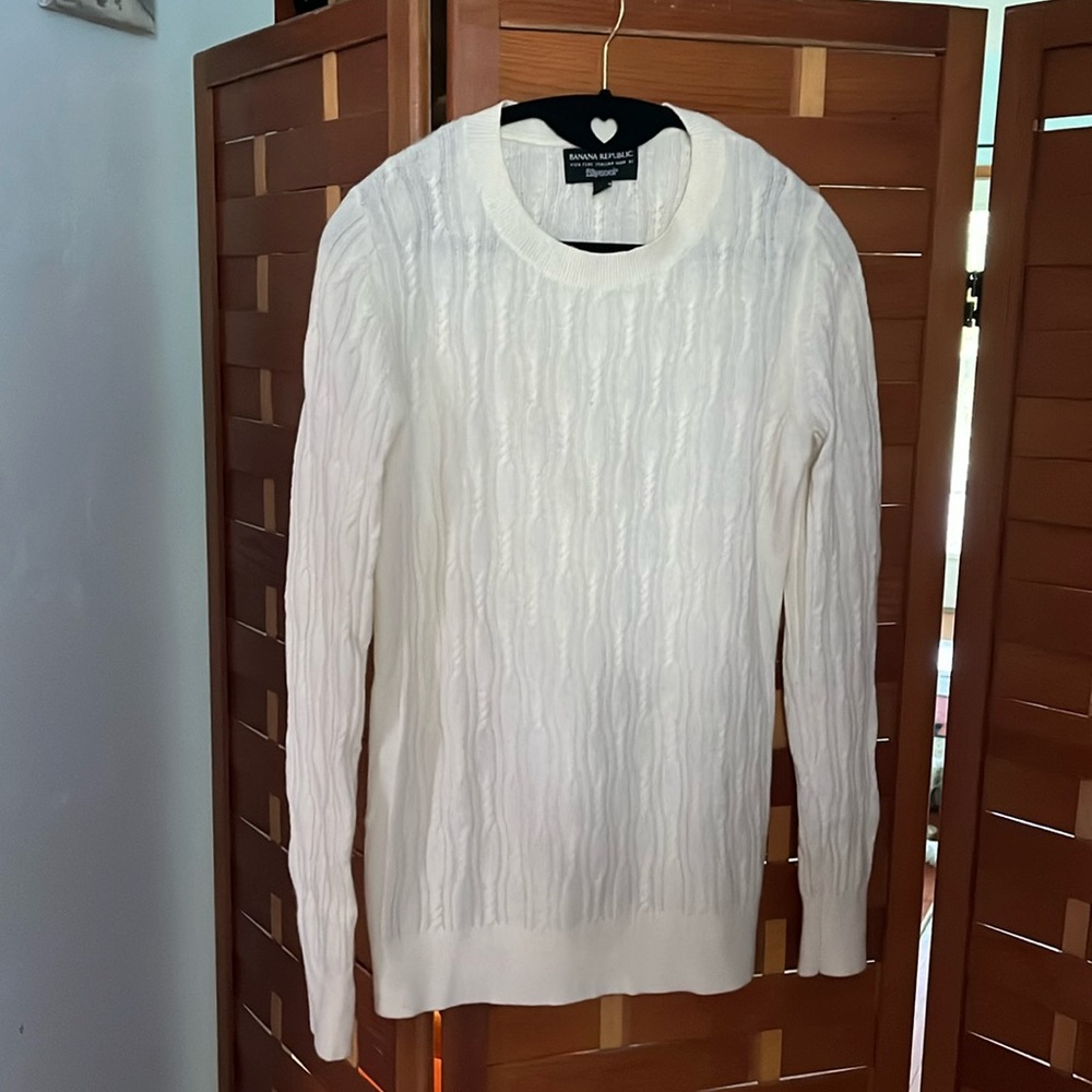 Cashmere wool blend sweater